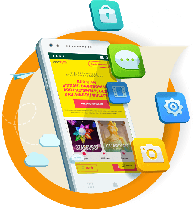 Justspin Casino mobil