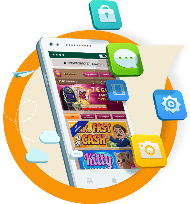 Mobiles Spielen im Winorama Casino